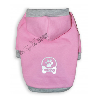 Пайта «AdiDog» Трикотаж с начесом Розовая