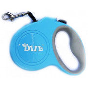 Поводок-рулетка для выгула собак  DIIL до 15кг Длина 4 м Голубой
